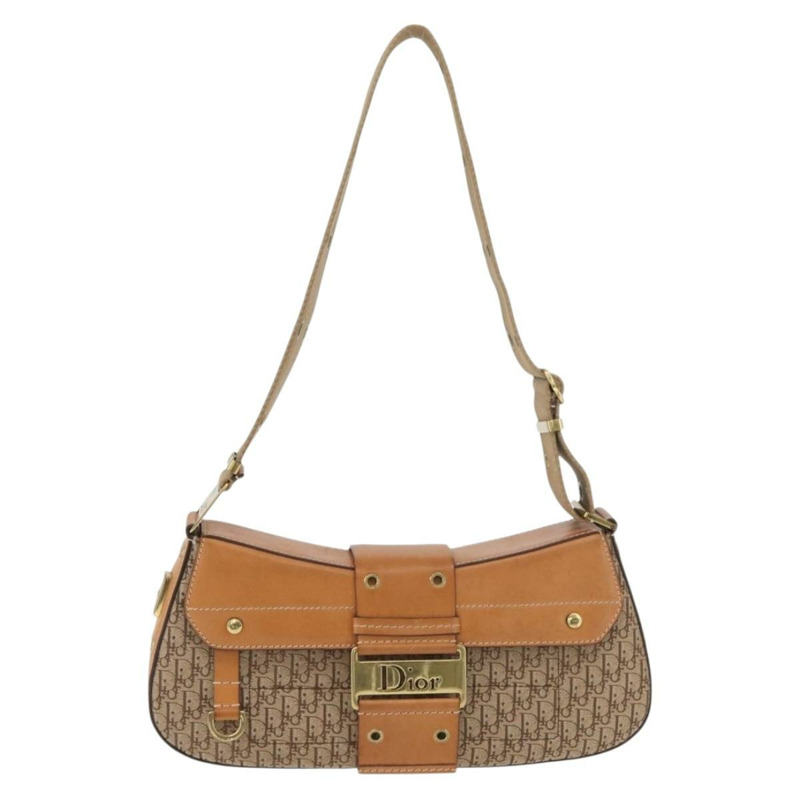 【日本直送】Christian Dior Trotter帆布街頭時尚包 米色金色 正品 yk20206SAV-12