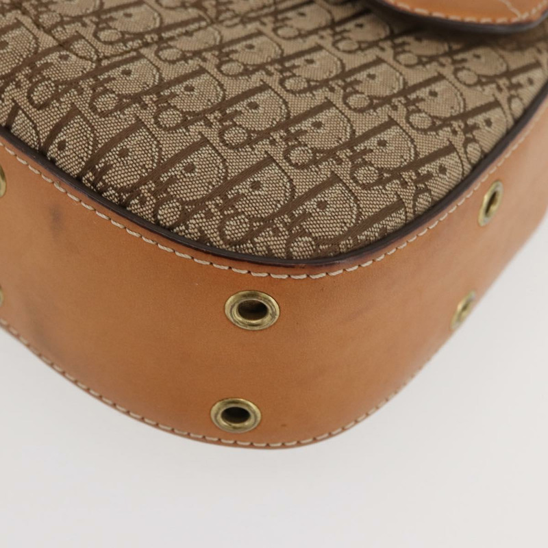 【日本直送】Christian Dior Trotter帆布街頭時尚包 米色金色 正品 yk20206SAV-13