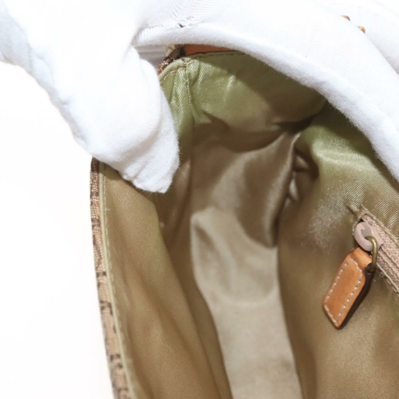 【日本直送】Christian Dior Trotter帆布街頭時尚包 米色金色 正品 yk20206SAV-18