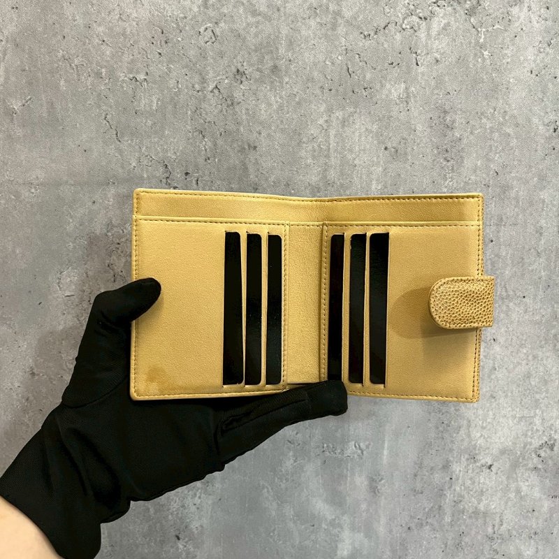 Chanel 荔枝牛短夾-2