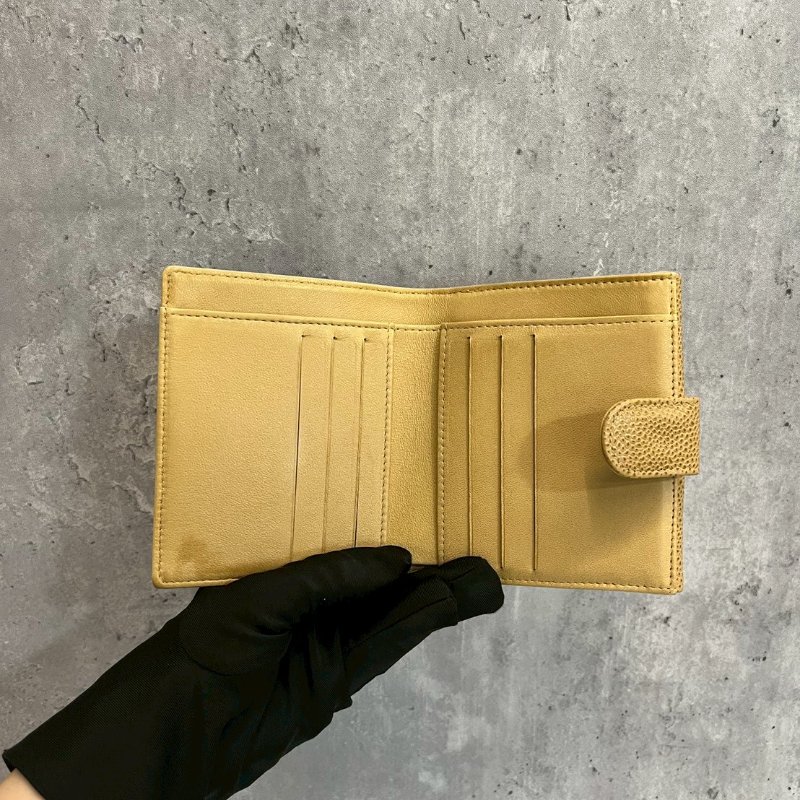 Chanel 荔枝牛短夾-3