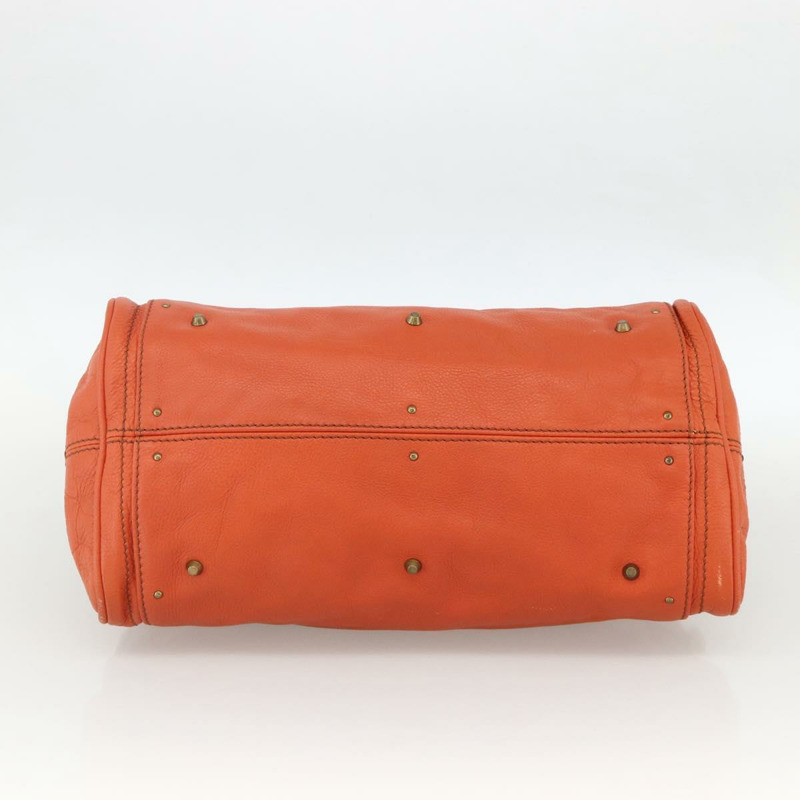 【日本直送】Chloe Paddington 手提包，橘色、金色、銀色，正品 YKZ1580SAM-4