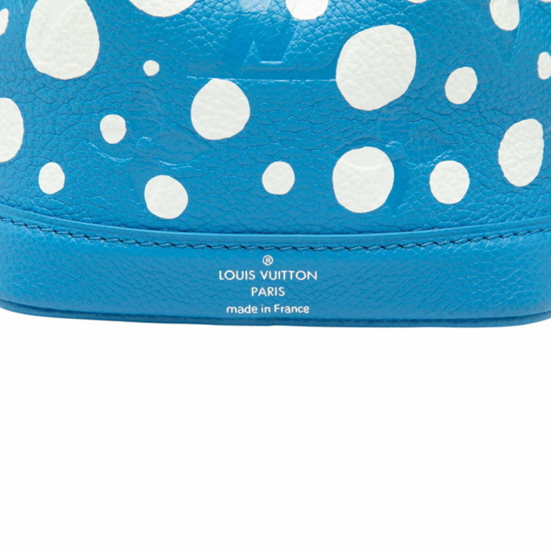 路易威登 Monogram Empreinte Nano Noe 手提包/單肩包/兩用包 M81985 藍白皮革 女士 LOUIS VUITTON-3