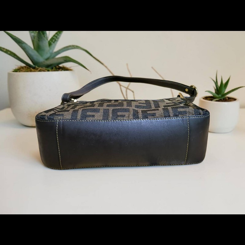 FENDI 經典優雅肩背包 手提包 有附長背帶 零錢包-10