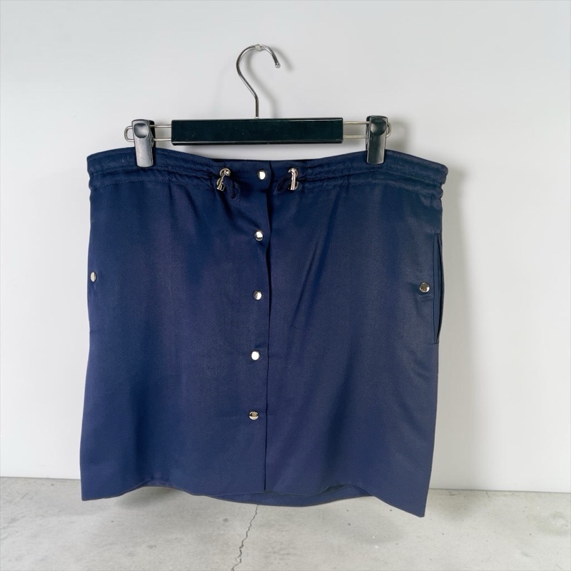 莉亞精品♡Gucci 深藍短裙38 二手-0