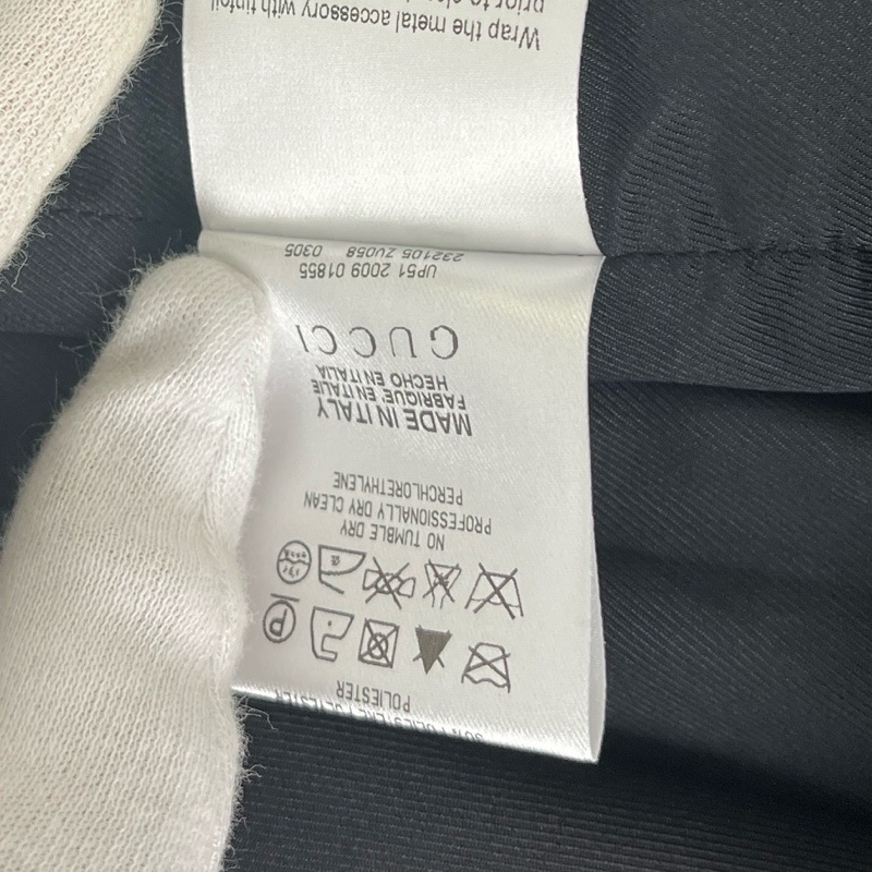 莉亞精品♡Gucci 深藍短裙38 二手-7