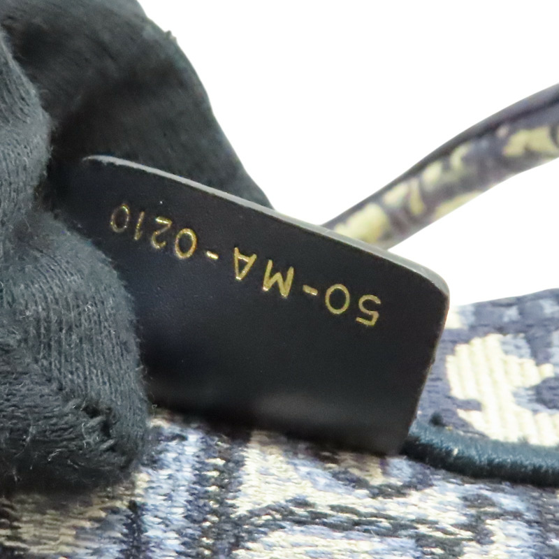 藍色 Oblique 緹花帆布 Book Tote 中型 托特包 手提包【Dior 迪奧】 M1296ZRIW_M828-4