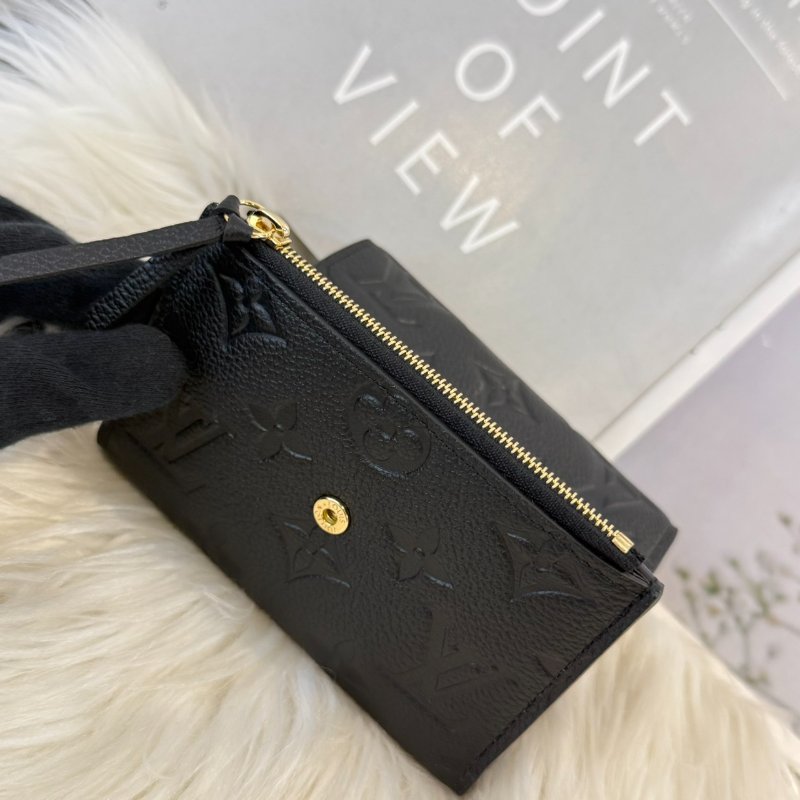 全新 LV Victorine 黑壓紋短夾-3