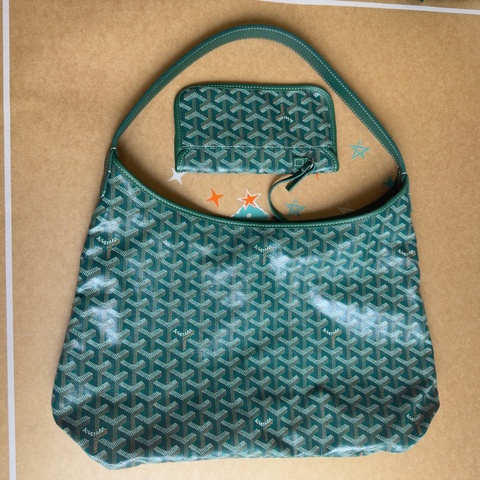 GOYARD Bohème Hobo單肩流浪包 經典綠