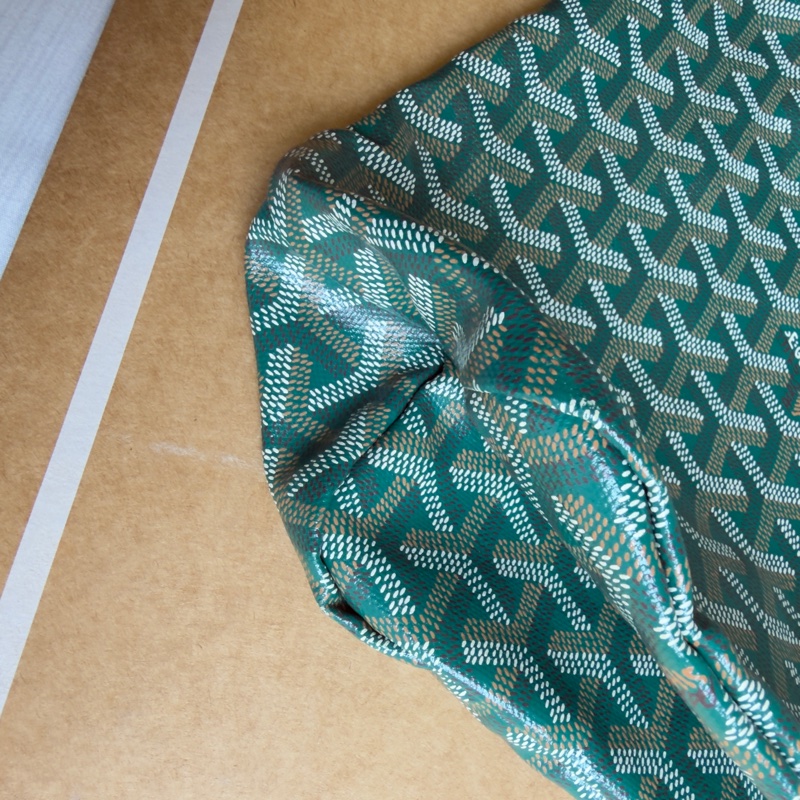 GOYARD Bohème Hobo單肩流浪包 經典綠-3