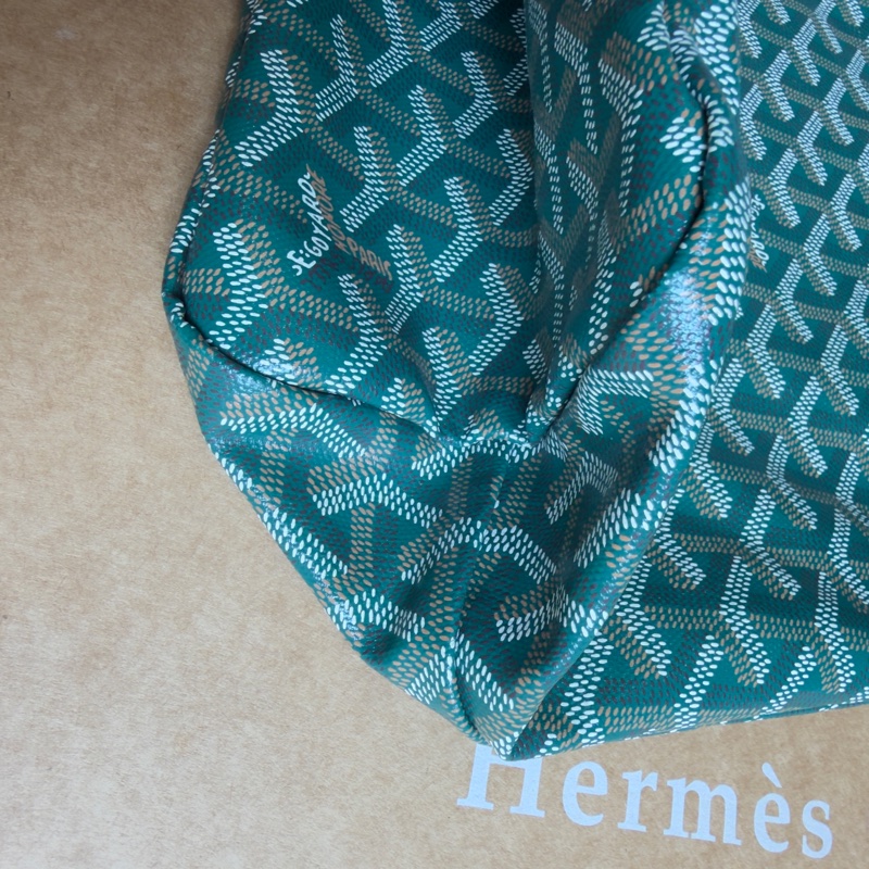 GOYARD Bohème Hobo單肩流浪包 經典綠-4