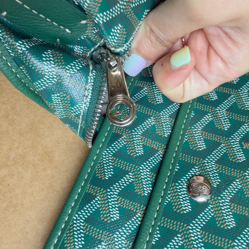 GOYARD Bohème Hobo單肩流浪包 經典綠-8