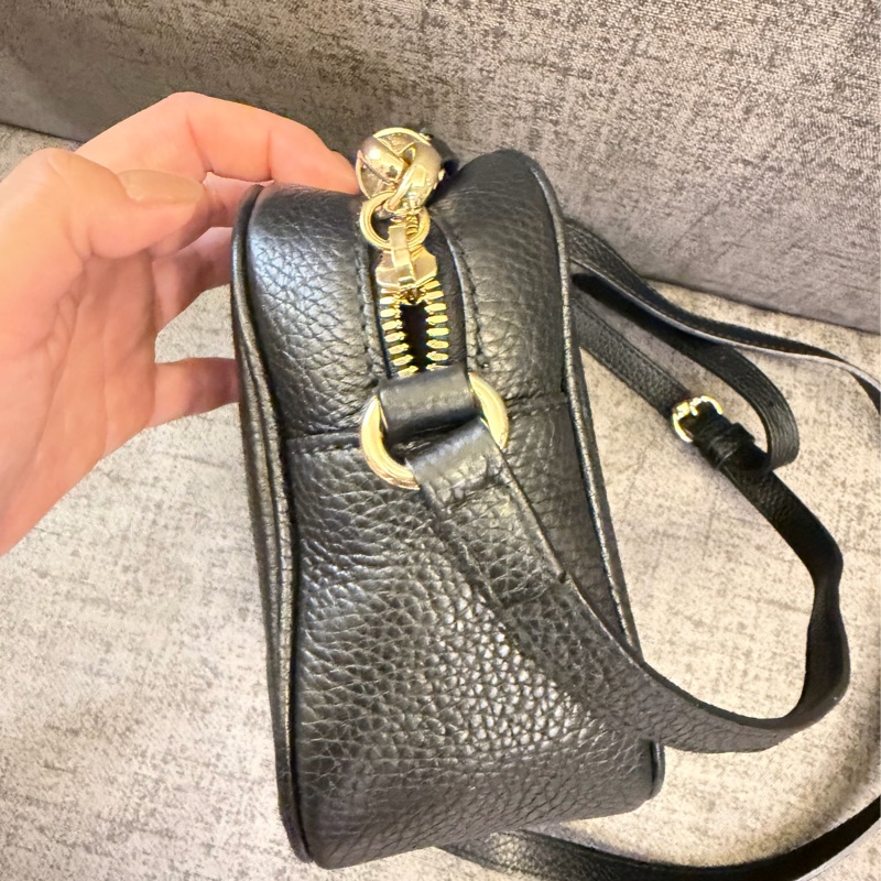 Gucci 黑色相機包 308364-12