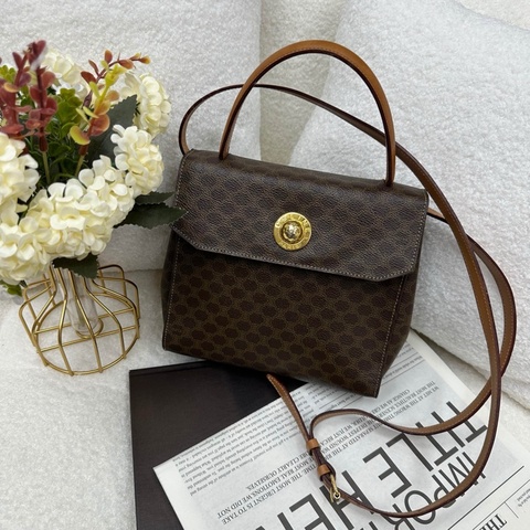 【赫蒂國際精品】Celine 賽琳 經典凱莉包 vintage
