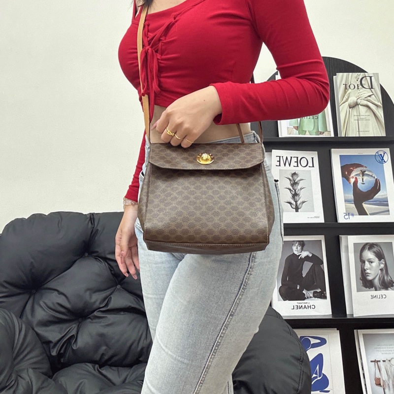 【赫蒂國際精品】Celine 賽琳 經典凱莉包 vintage-2