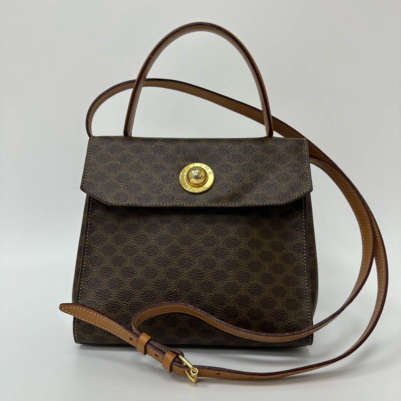 【赫蒂國際精品】Celine 賽琳 經典凱莉包 vintage-3