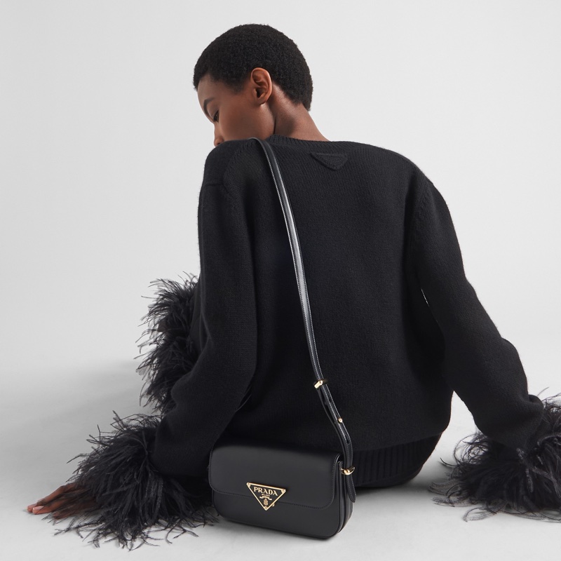 Prada 女士 徽標翻蓋單肩包均碼碼20.5cm*4cm*10.5cm-4