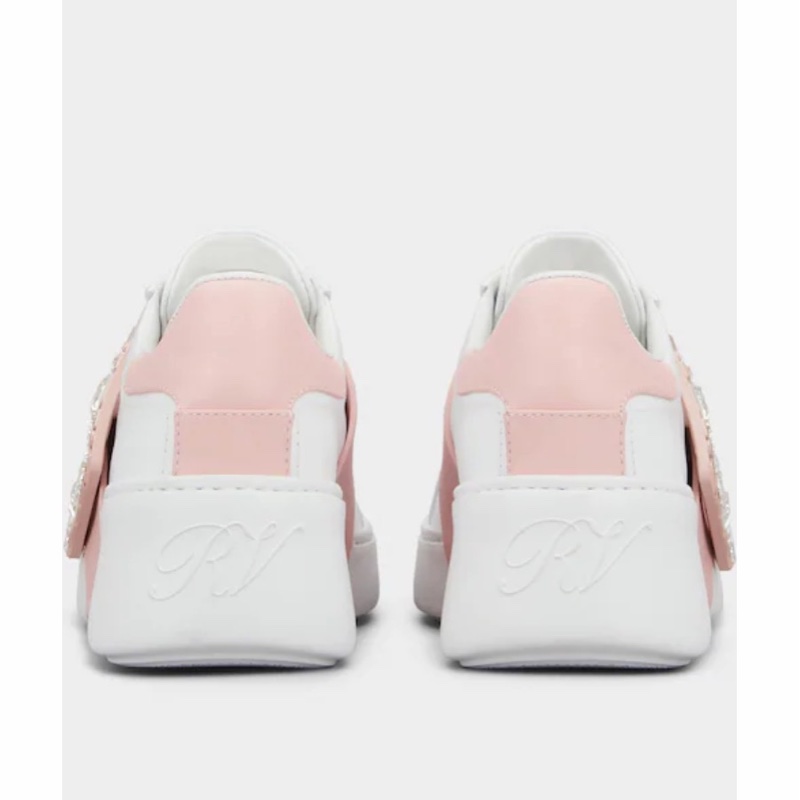 Roger Vivier 女士 Viv' Skate Strass 鑽扣休閒運動鞋 跟高: 4.5cm-4