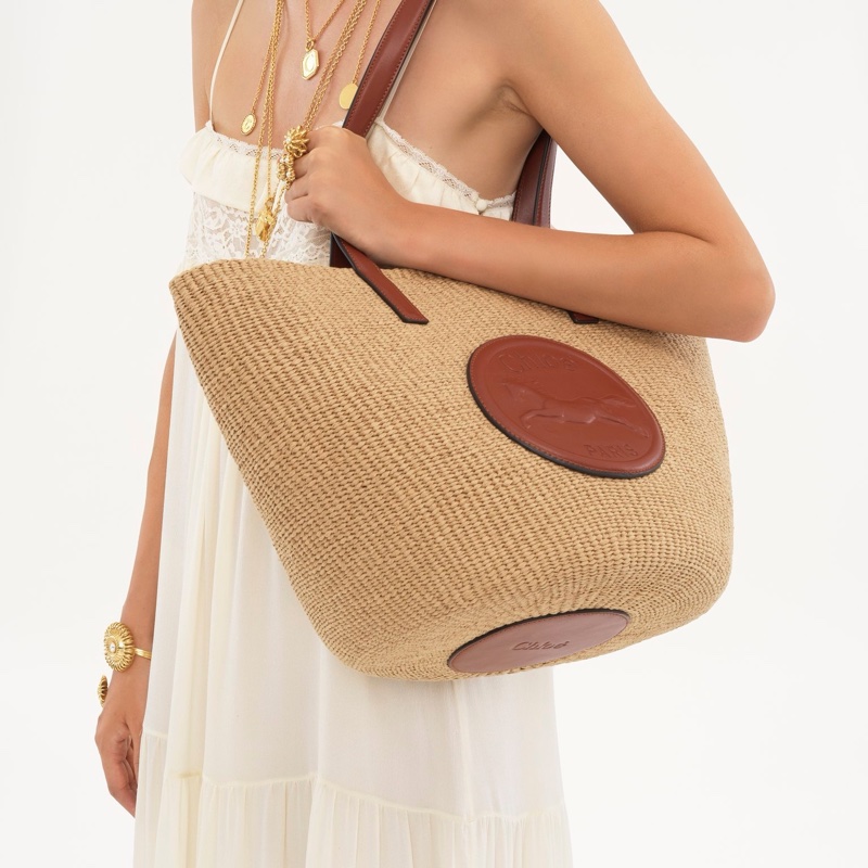 Chloe 女士 大號Horse Medal單肩包均碼碼35cm*25cm*30cm-3