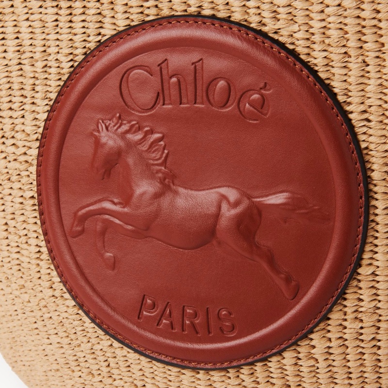 Chloe 女士 大號Horse Medal單肩包均碼碼35cm*25cm*30cm-4