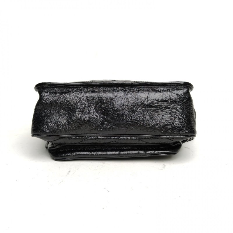 SAINT LAURENT Niki中號28黑色牛皮黑扣肩背包-4