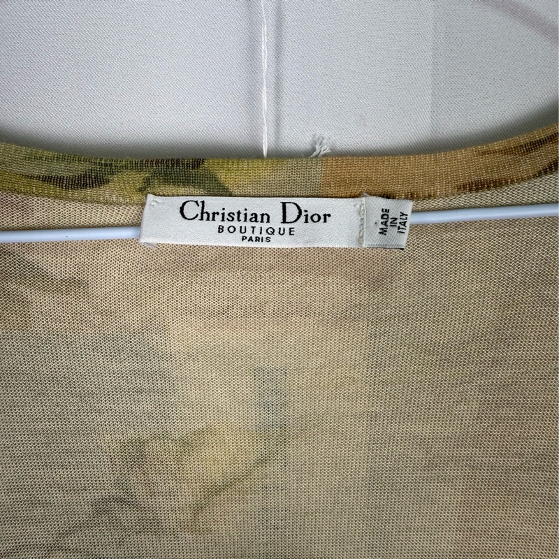 莉亞精品♡ Dior滿版花立體外套38 二手-5