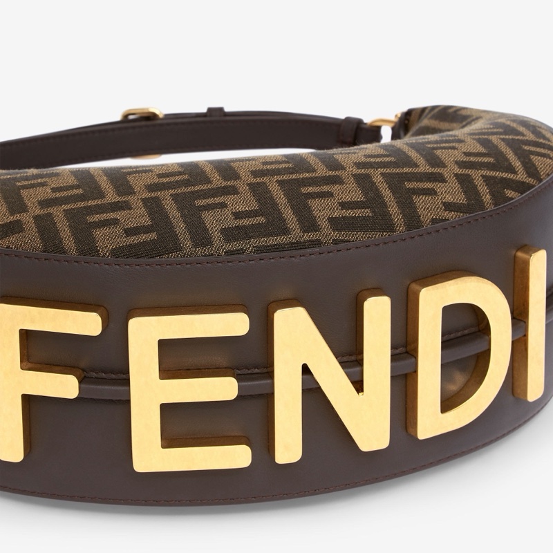 Fendi 女士 Fendigraphy小號FF圖案手提包 29cm*10cm*24.5cm-1
