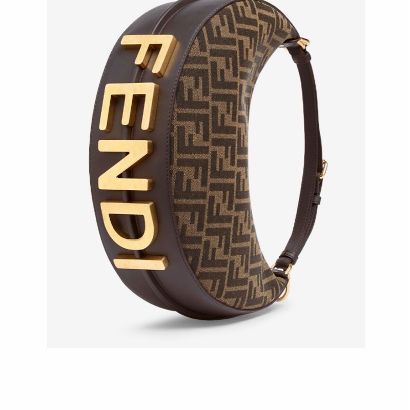 Fendi 女士 Fendigraphy小號FF圖案手提包 29cm*10cm*24.5cm-3