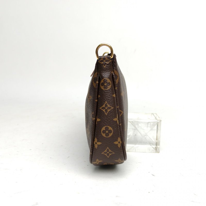 LOUIS VUITTON MultiPochetteAccessoires五合一綠肩帶老花PVC2020肩背包-1