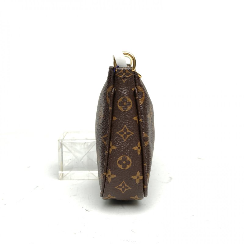 LOUIS VUITTON MultiPochetteAccessoires五合一綠肩帶老花PVC2020肩背包-3