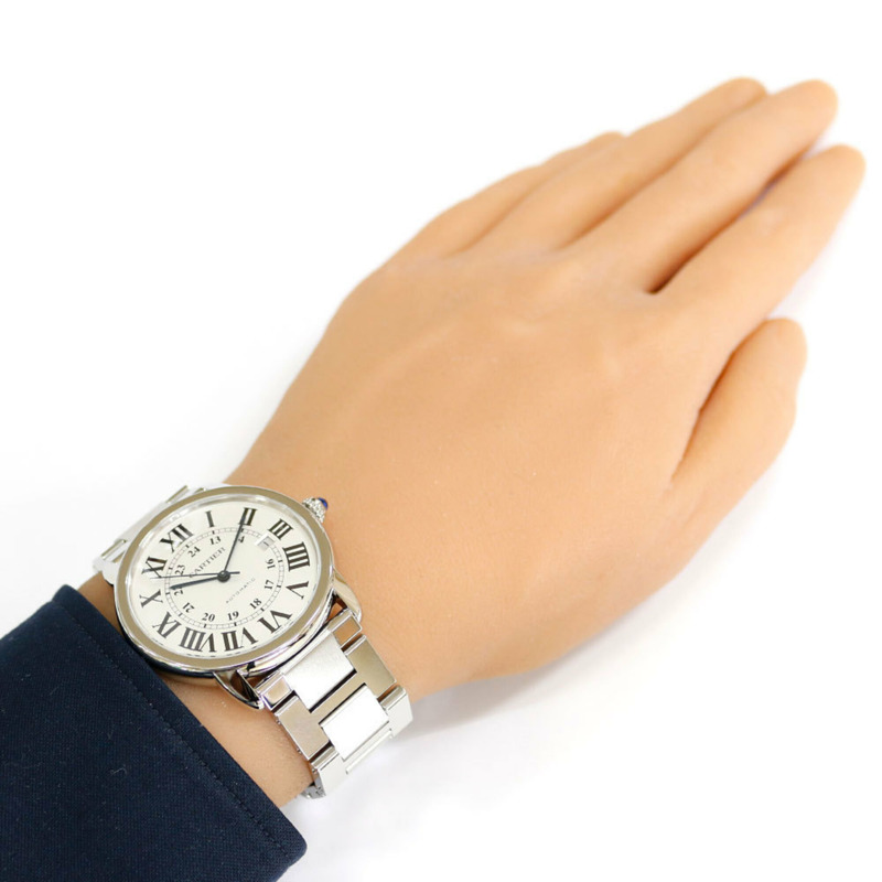 卡地亞 Ronde Solo XL 男士腕錶,精鋼材質,型號 W6701011 (3802),自動上鍊,已翻新,拋光,卡地亞-1