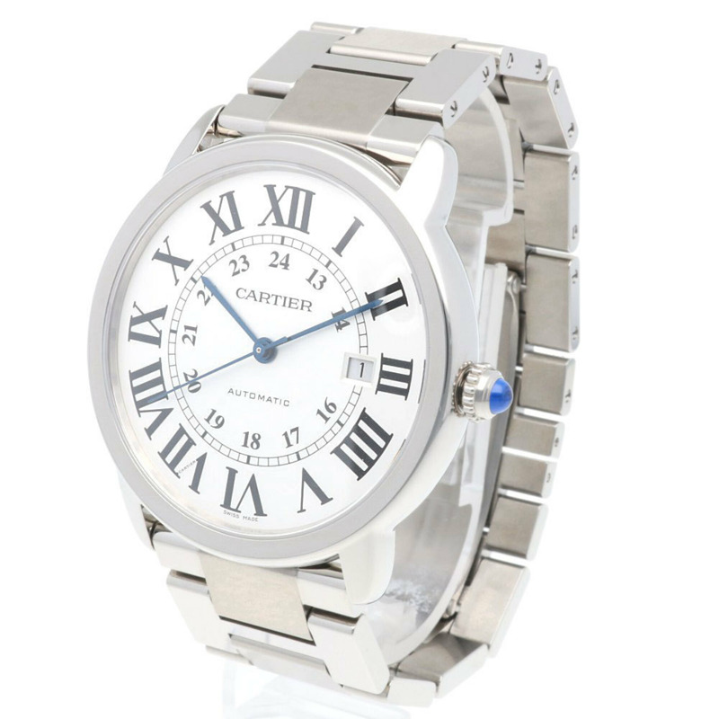 卡地亞 Ronde Solo XL 男士腕錶,精鋼材質,型號 W6701011 (3802),自動上鍊,已翻新,拋光,卡地亞-2