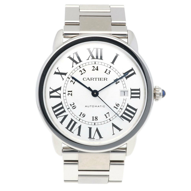 卡地亞 Ronde Solo XL 男士腕錶,精鋼材質,型號 W6701011 (3802),自動上鍊,已翻新,拋光,卡地亞-7