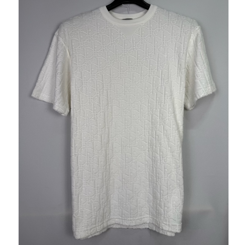 莉亞精品♡ Dior毛巾布短袖白XS 二手-0