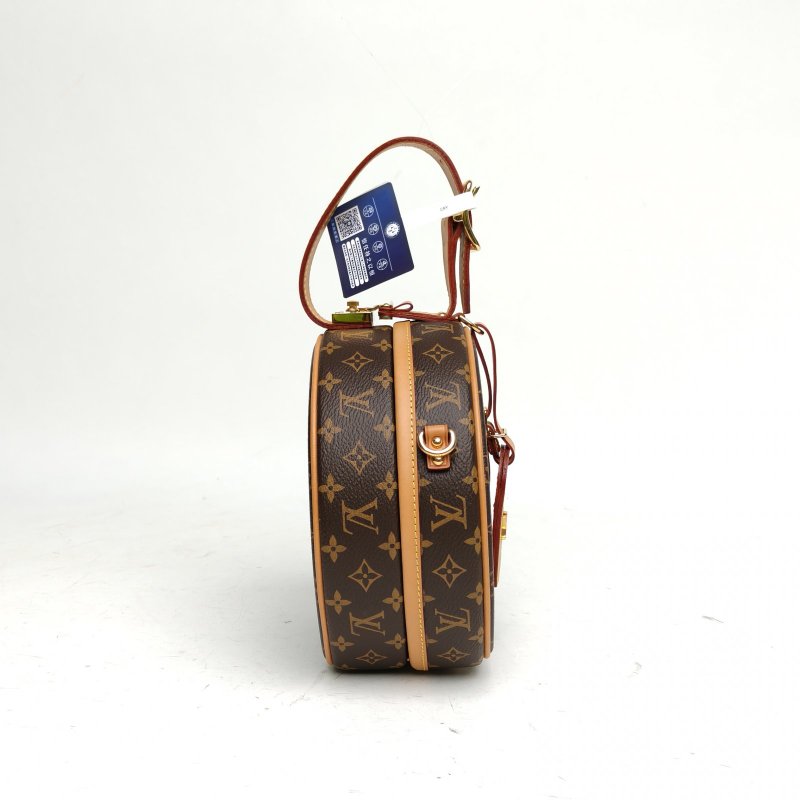 LOUIS VUITTON PETITEBOITECHAPEAU硬圓餅中號老花PVC2018肩背包-3