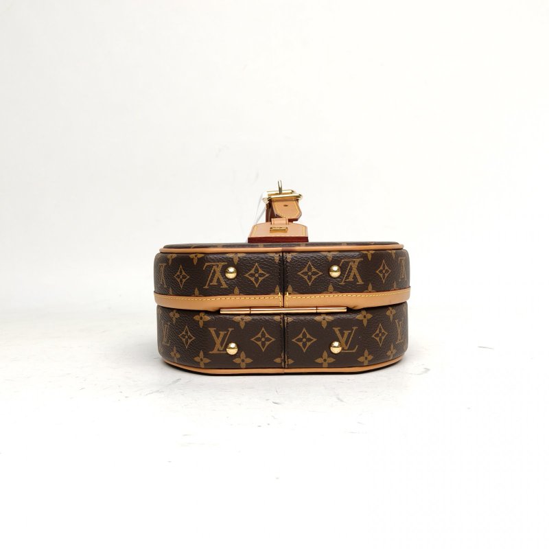 LOUIS VUITTON PETITEBOITECHAPEAU硬圓餅中號老花PVC2018肩背包-4