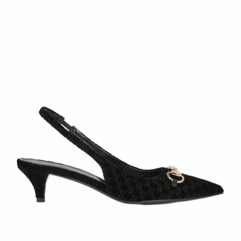 Gucci 女士 馬銜扣露跟高跟鞋36 37 37.5 38 39 39.5 40碼跟高: 4.3cm-4