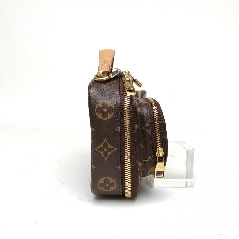 LOUIS VUITTON UtilityCrossbody相機包炸藥包老花PVC晶片肩背包-1