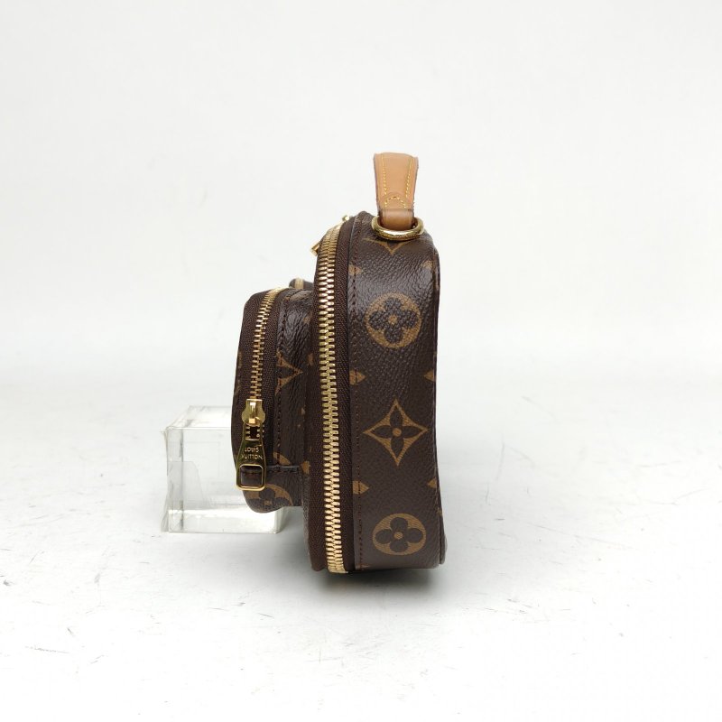 LOUIS VUITTON UtilityCrossbody相機包炸藥包老花PVC晶片肩背包-3