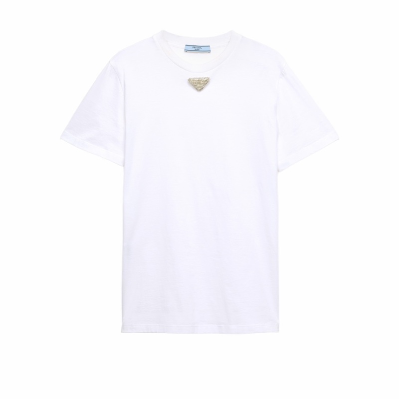 Prada 女士 logo 短袖T恤XXS XS S M L碼-0