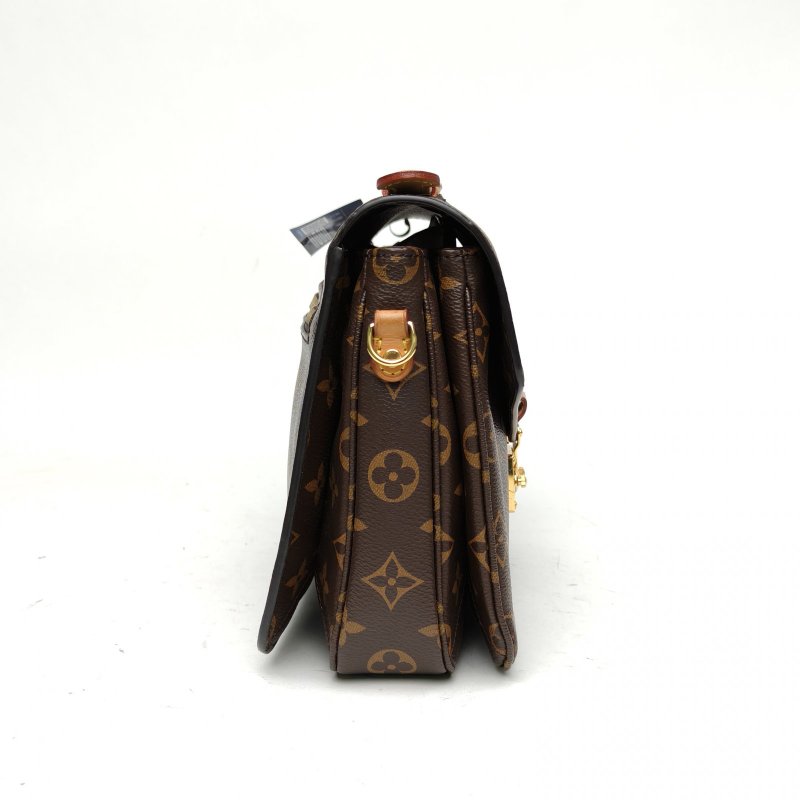 LOUIS VUITTON MetisPochette郵差包老花PVC金扣2018肩背包-3