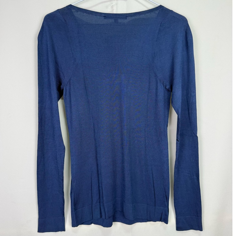 莉亞精品♡ Gucci 寶藍色針織衫 尺碼S 二手-1