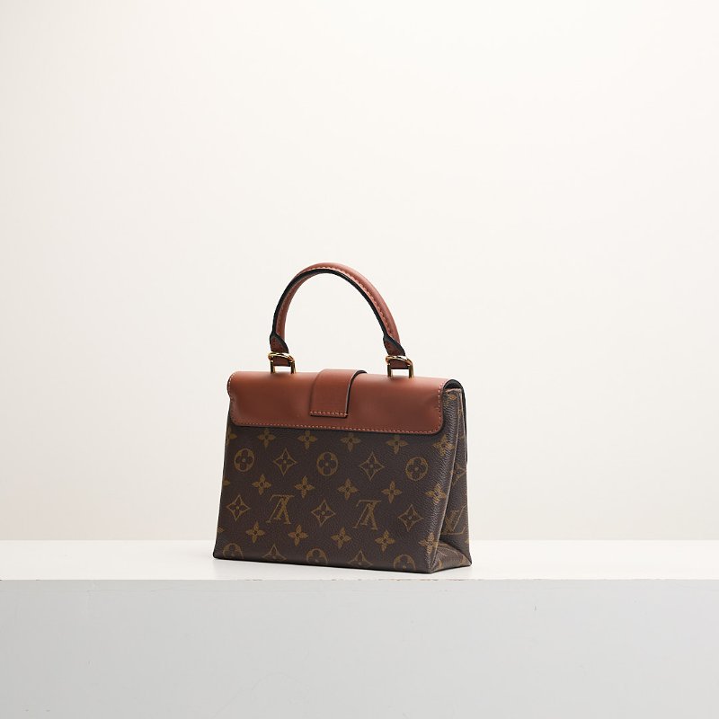 二手Lv locky BB 鎖頭包/焦糖色-2