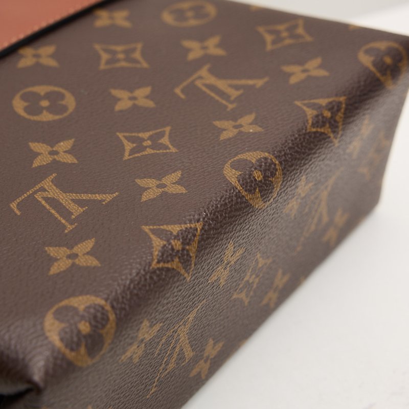 二手Lv locky BB 鎖頭包/焦糖色-14