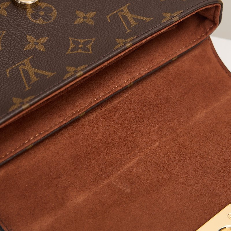 二手Lv locky BB 鎖頭包/焦糖色-29