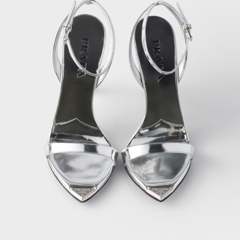 Prada 女士 尖頭高跟涼鞋35 35.5 36 36.5 37 37.5 38 38.5 39 39.5 40 41碼跟高: 10cm-4