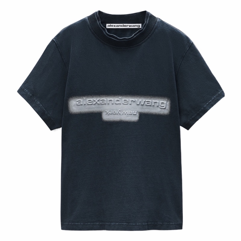 Alexander Wang 女士 反光光環印花Logo T恤XXS XS S M L碼-0