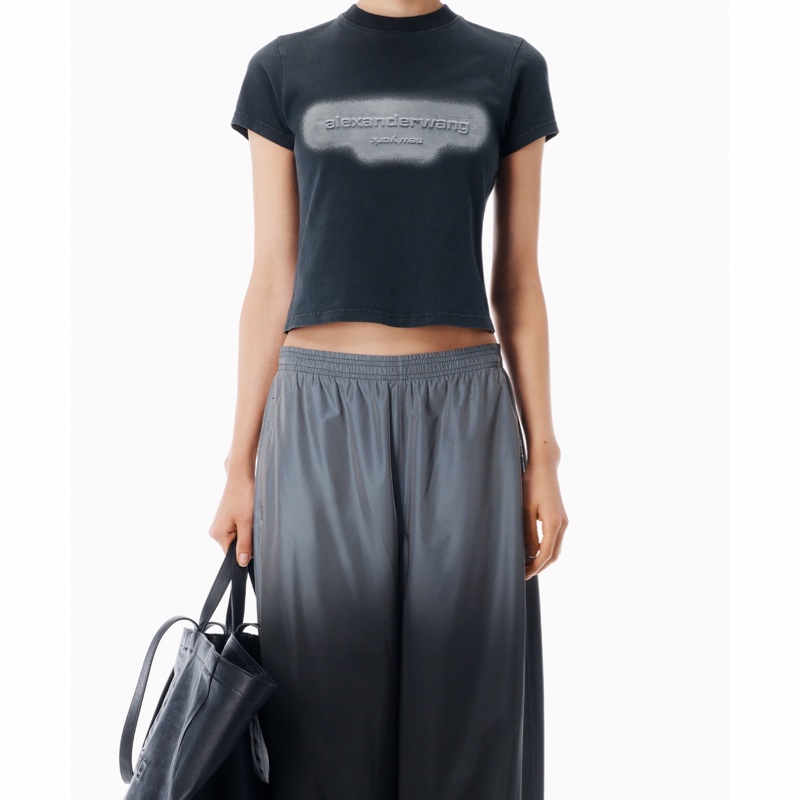 Alexander Wang 女士 反光光環印花Logo T恤XXS XS S M L碼-2