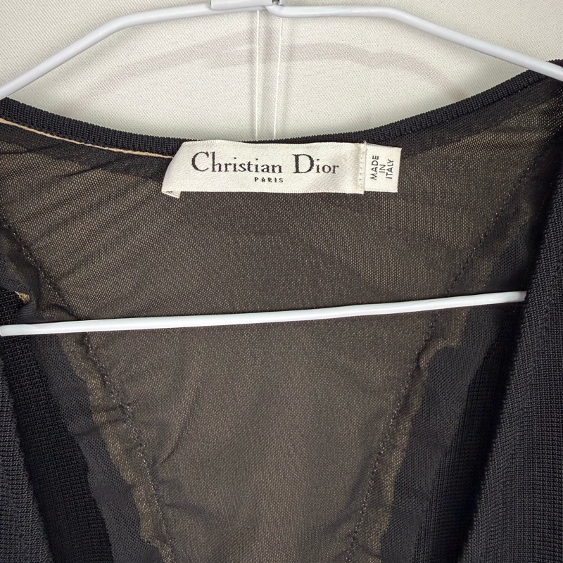 莉亞精品♡ Dior 黑色短版外套 尺碼42 二手-2