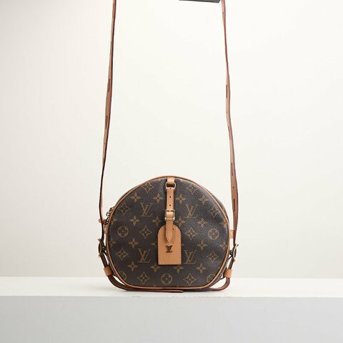 二手Lv 大號軟圓餅包/老花